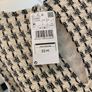 Mango MNG black and cream sleeveless knit cotton blend dress / a-line dress size M Image 7