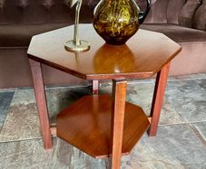 Unique 1950s Mid Century Solid Teak Side Occasional or Small Coffee table