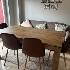 Table, Chairs & Sofabed