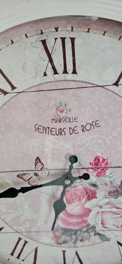 Rose wall clock