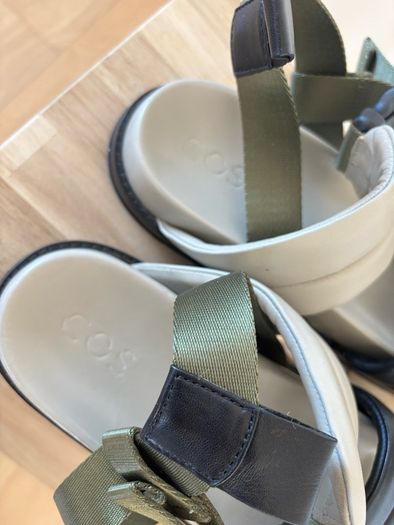 COS  Padded Leather Sandals