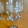 Vintage Duiske Glass Company Wine Glasses Image 3