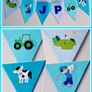 Eco-Friendly Personalised Cotton Bunting Made to Order Image 8