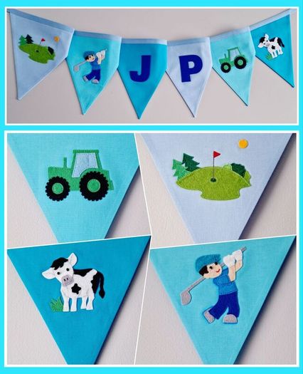 Eco-Friendly Personalised Cotton Bunting Made to Order
