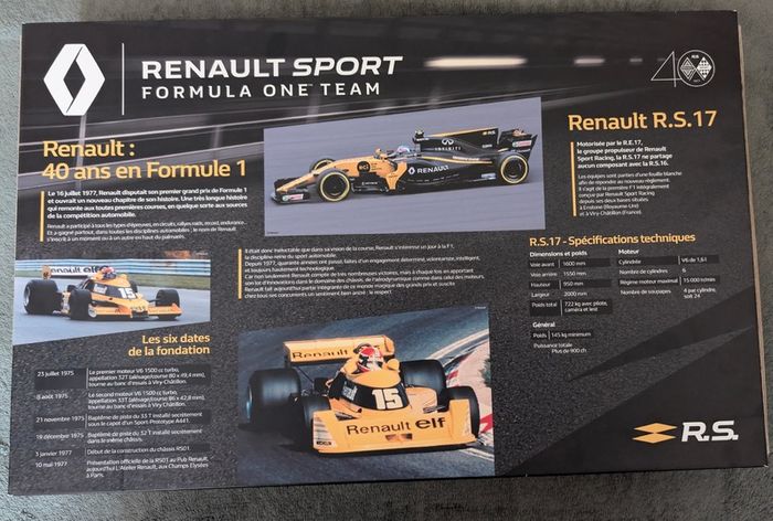 LEGO Renault F1 RS17 Super Limited Edition Big Set
