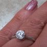 Vintage Solitaire Dress Ring Image 2