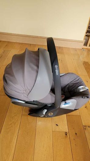 Cybex cloud z car seat - soho grey and isofix base