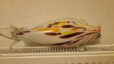 Vintage Murano Glass Fish Vase