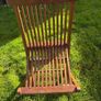 Wooden folding garden chairs Image 3