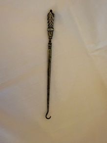 Antique button hook - steel