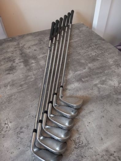 McGregor golf irons..Left handed clubs