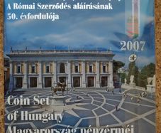 Hungary Proof Forint Coin Set 2007 - Includes the Treaty of Rome (ToR) 50 Forint coin