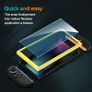 [4-Pack for Switch 2 Screen Protector with Alignment Frame Tool, 30-second installation- Bubble-Free Application - 9H Hardness -Tempered Glass Protection Film for Nintendo Switch 2 Model 2025 Image 3