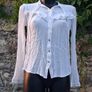 Primark - White Crinkle Ruffle Gauze Blouse Image 8