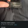 faux leather jacket - zara Image 5