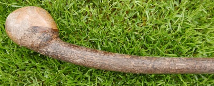 Traditional wooden shillelagh - rustic walking stick