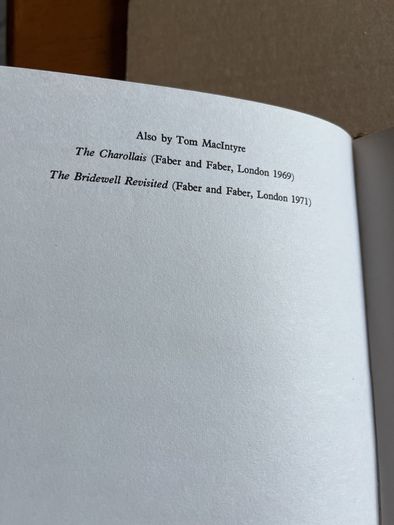 Tom Mac Intyre - Blood Relations. H/B. 1972. Ltd 500 Copies Only. Zozimus Books