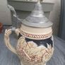 Rare Vintage Relief Beer Stein Image 2