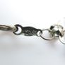 Vintage 18K Gold Plated Silver Color Beaded Ball Necklace V style Image 5