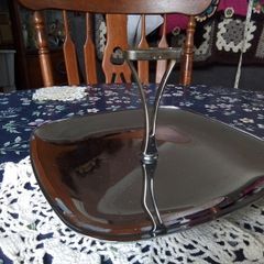 Stainless Steele Serving Plate