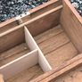 Antique Edwardian / 1920s Wooden Sewing Work Box on Stand Image 9