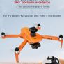 8K Orange Bag 32G 3B XKJ GPS Drone 8K HD Camera 2-Axis Gimbal Professional Anti-Shake Aerial Photography Brushless Obstacle Avoidance Quadcopter Toys Image 2