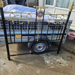 Beautiful vintage 5 foot wide bed .