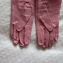 Gloves - Leather - Pink - Size 7 Image 3