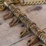 Vintage Brass Key Rack, Brass Key Holder, Keys Organizer, Brass Key Hanger Image 4
