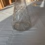 Vintage Conical Cut Crystal Decanter Image 2