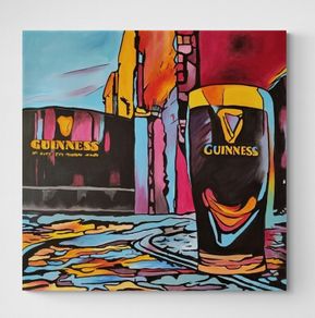Original hand paint picture, acrylic painting by Strzala