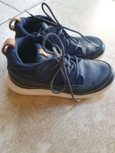 Clarks Boys Navy Boots