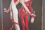 Vintage Style  Metal Sign,  Campari drink advertisement. .