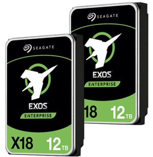 Seagate Exos X18 24TB (2 x 12TB) 7200 RPM SATA 6Gb/s 3.5" Enterprise Hard Drive