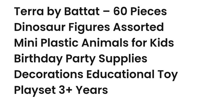 New Dinosaurs (60 Pieces)
