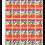 1980 Ireland Christmas Commemorative Stamps  corner block of 25 Mint Never Hinged (MNH) Image 2