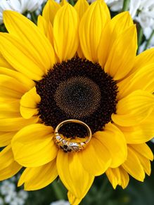 Vintage 9ct Yellow Gold Gypsy Ring