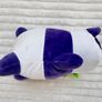 Aphmau MeeMeows Safari Purple Panda Cat Plush approx. 11"- length Used Please see photos Image 5