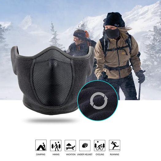 Outdoor face mask Bike Bicycle cycling Scooter antifreeze head cover winter skiing face protection warm ear mask fleece windproof face mask