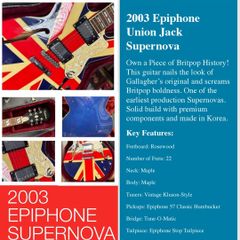 Epiphone Supernova 2003