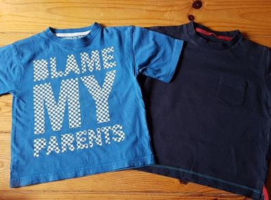 Age 3-4 Two Blue Teeshirts