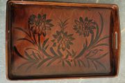 Mid-century large laquered tray