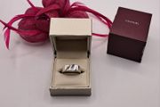 9ct white gold diamond ring size V