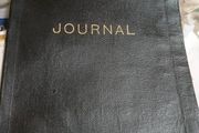 Vtg.  Leatherbound Accounts Journal