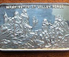 Vintage 1973 1oz silver art bar