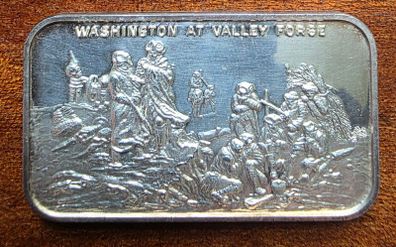 Vintage 1973 1oz silver art bar