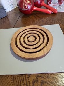 Wooden bearing maze