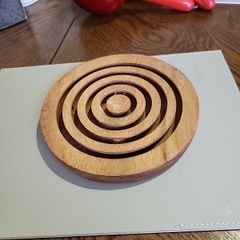 Wooden bearing maze