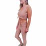 Beige set Tik tok leggins and top Image 4