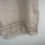 Bnwot oatmeal 100% linen dress with tie back detail & lace base Image 10